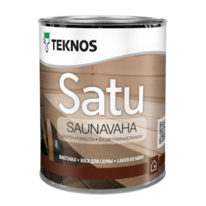 Boks med SATU Saunavaha badstuvoks – tilgjengelig i klar, grå, hvit og svart - norskbadstue