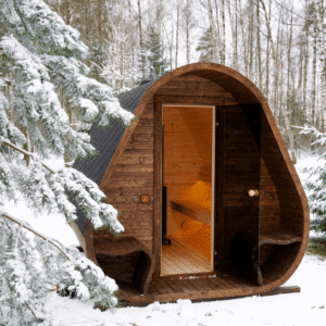 Herkus - DRop badstutønne, unik patentregistret design, kun hos Norskbadstue