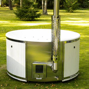 Glassfiber badestamp for 6 personer - NorskBadstue