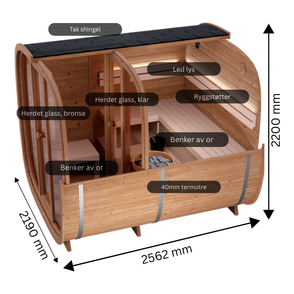 Dice Dual glass wall